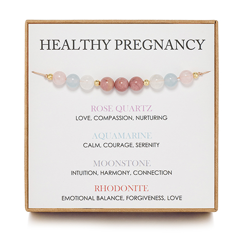 Healthy Pregnancy Gift, Moonstone Bracelet, Hope Bracelet for Women, First Time Mom Gifts, Spiritual Bracelet, Mothers Day Christmas Jewelry